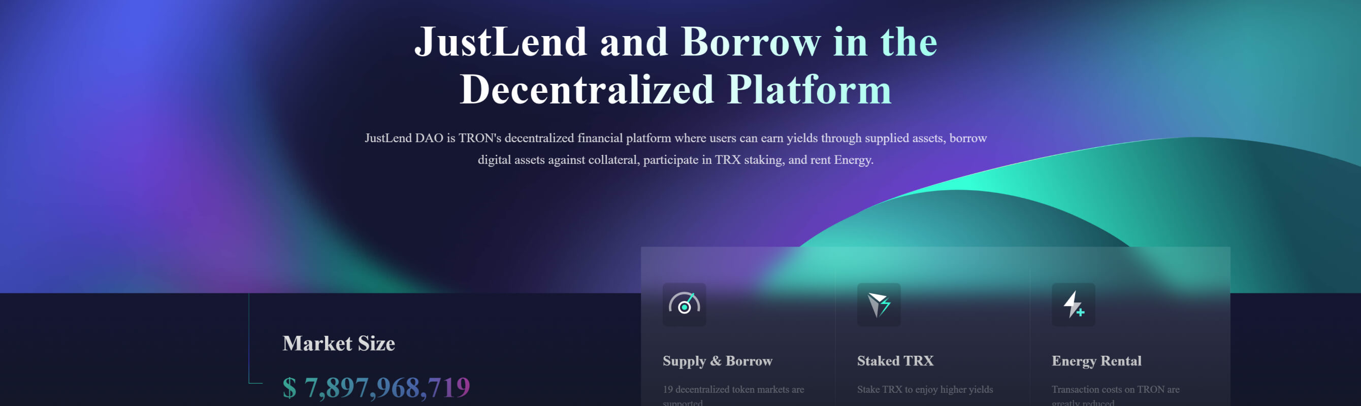 JustLend DAO - JustMoney Explorer